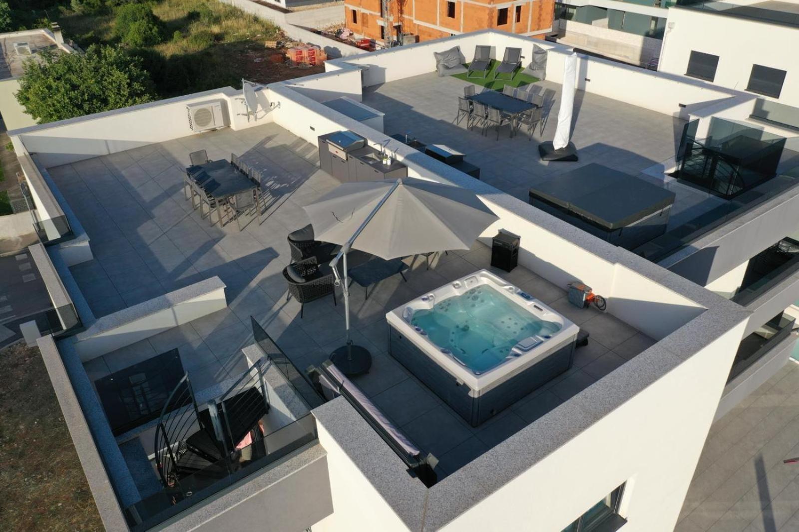 Fux Penthouse Whirlpool Meerblick Zadar Exterior photo